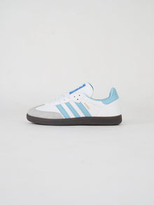 Adidas Samba White Sky Blue – Clean Edition