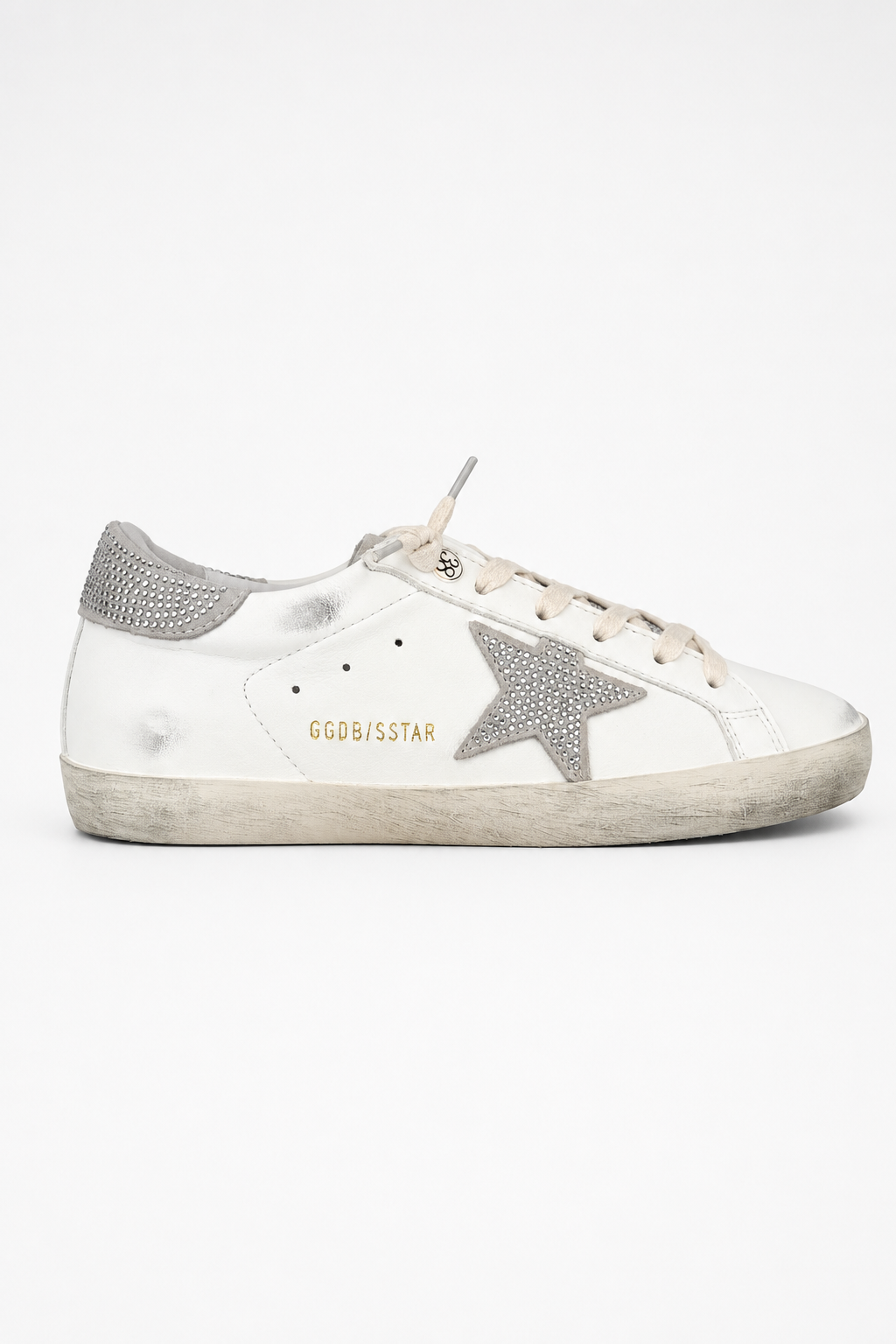 GGDB Silver Crystal Star – White Grey